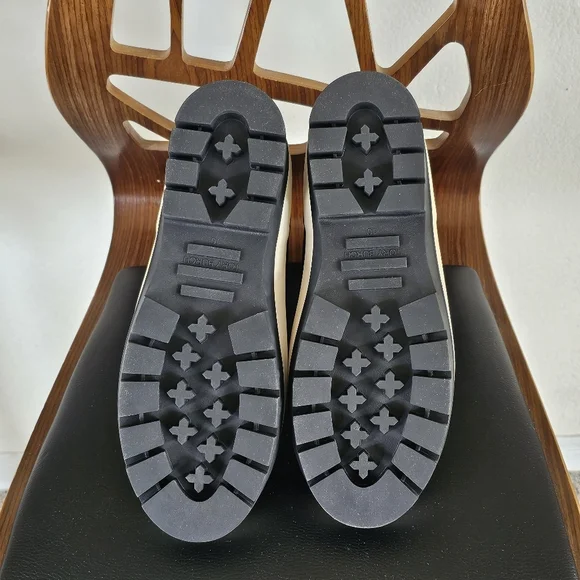 TORY BURCH BLACK HURRICANE RUBBER ALL WEATHER RAIN ANKLE BOOTS NWT - Picture 7 of 14